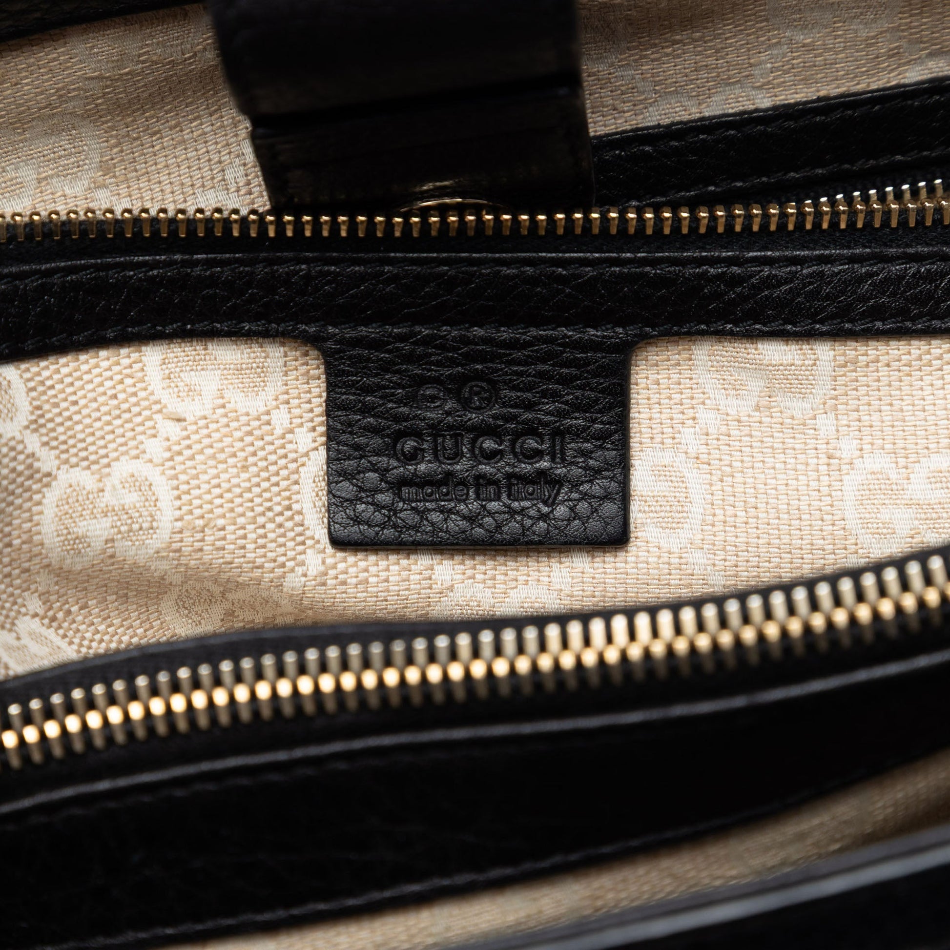 Medium Leather Bamboo Diana Tote