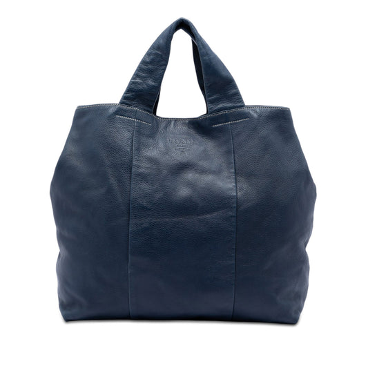 Prada Vitello Daino Shopper Tote