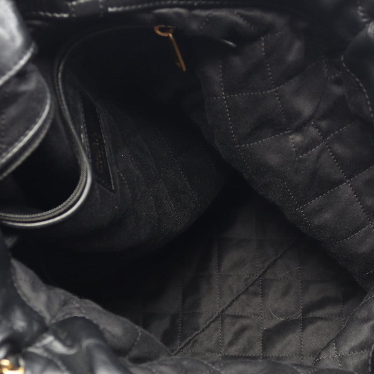 Chanel Large Quilted Shiny Calfskin 22 Backpack