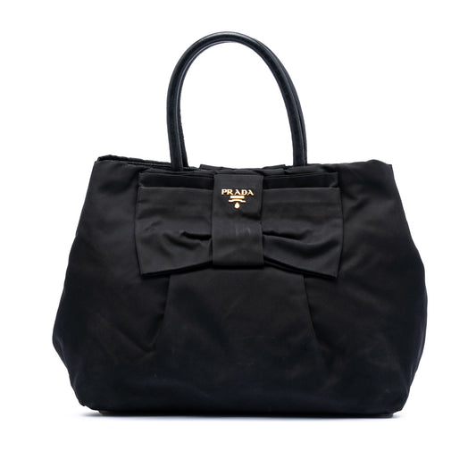 Prada Tessuto Fiocco Bow Tote