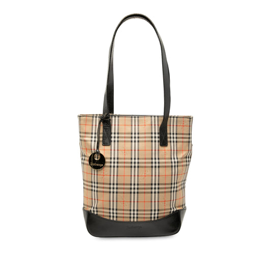 Burberry Haymarket Check Canvas Tote