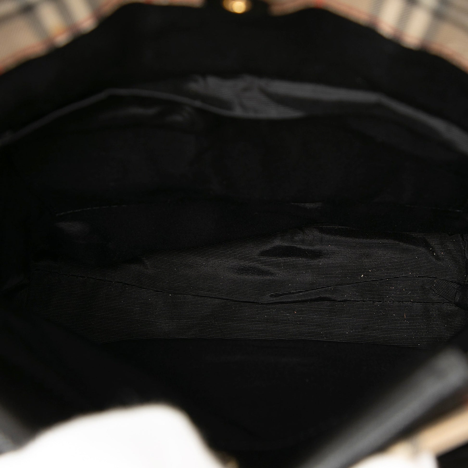 Burberry Haymarket Check Canvas Tote