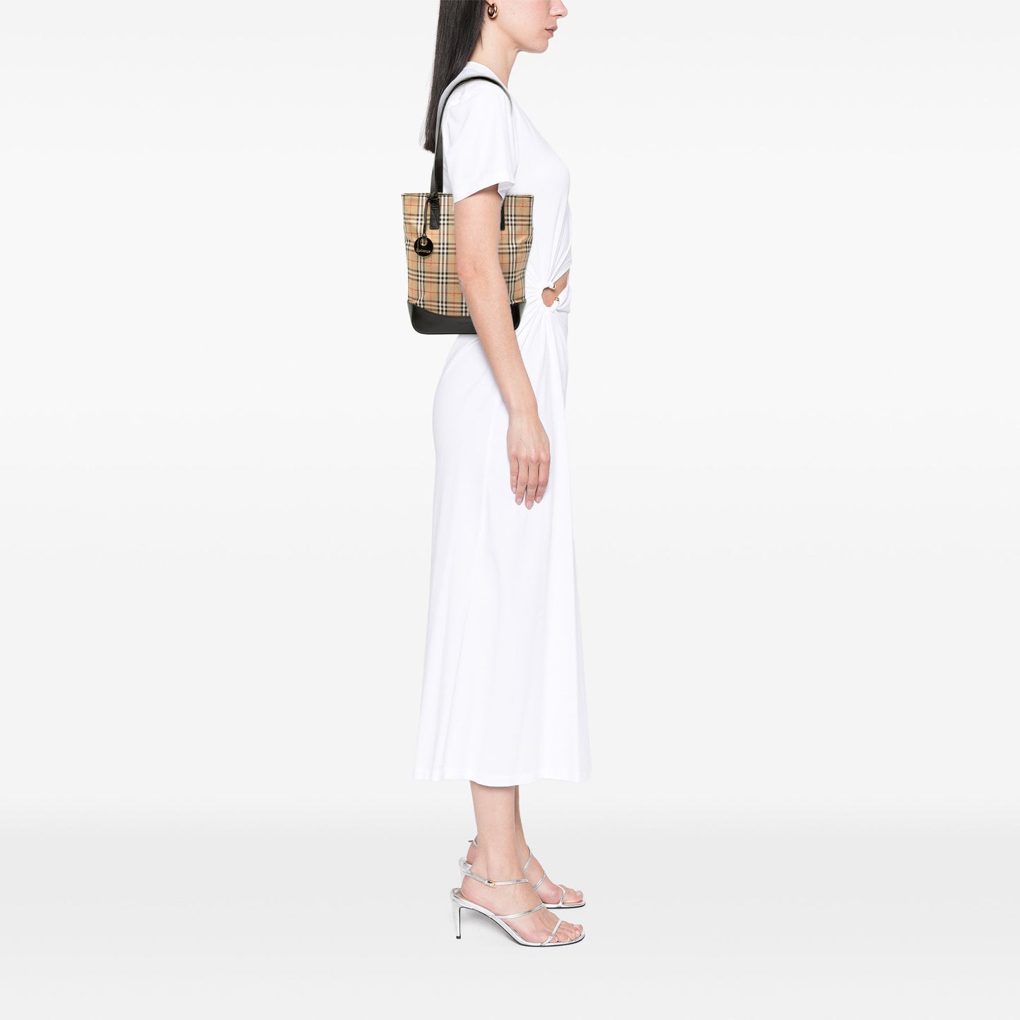 Burberry Haymarket Check Canvas Tote