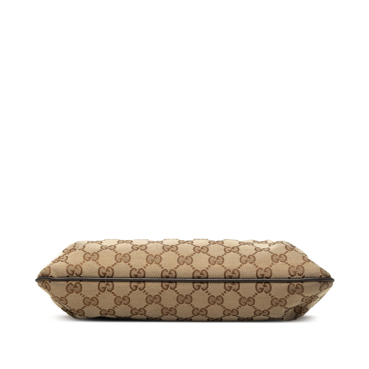 Gucci GG Canvas Web Crossbody — Beige