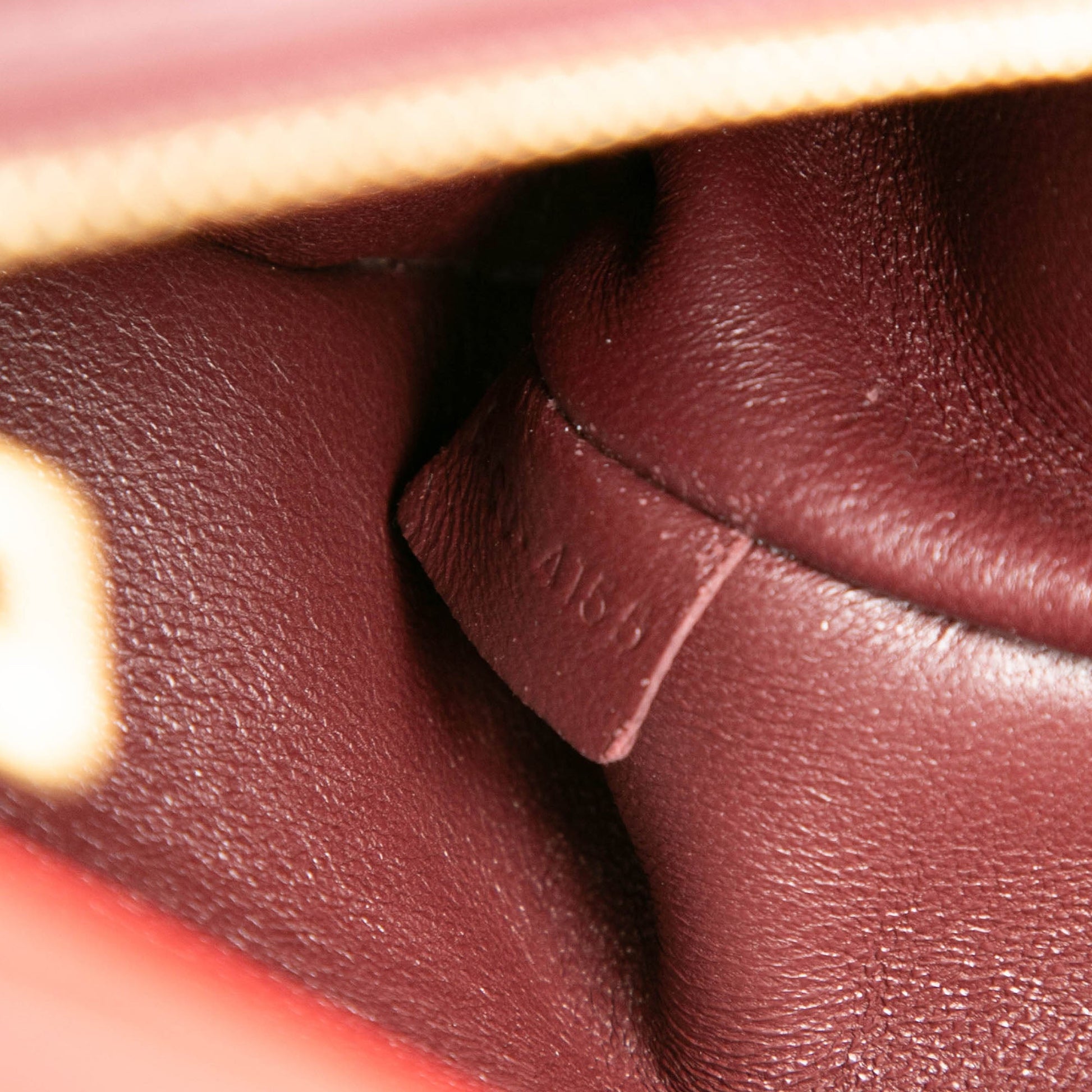 Celine Small Tricolor Leather Trapeze Satchel