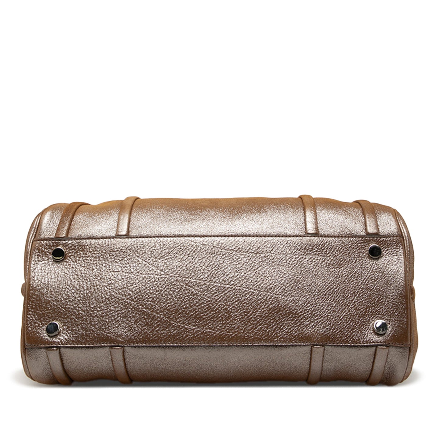 Celine Shimmer Leather Front Flap Shoulder Bag