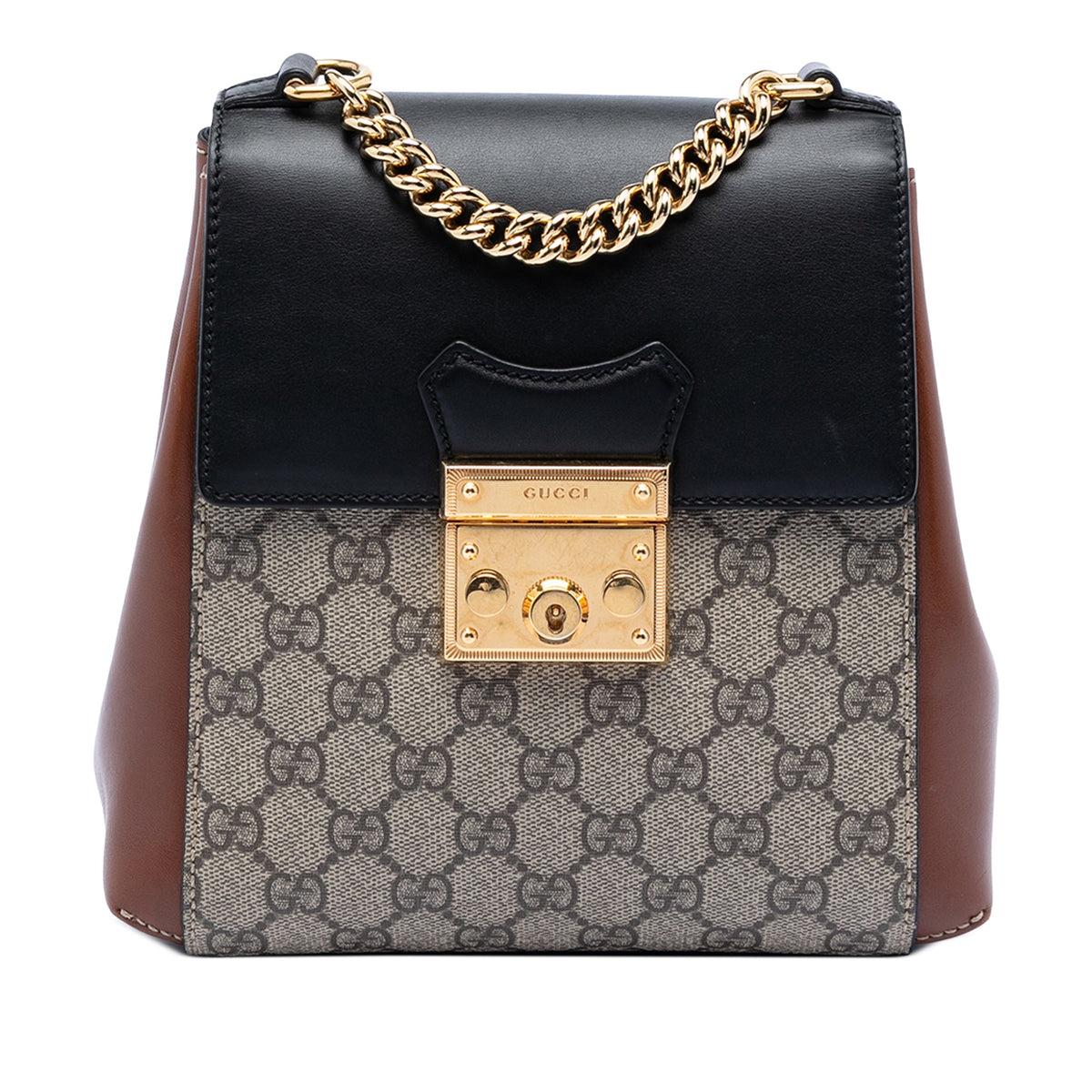 Gucci GG Supreme Padlock Backpack