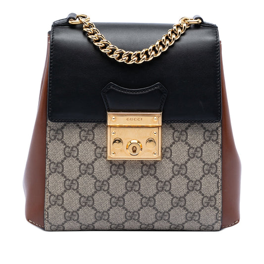 Gucci GG Supreme Padlock Backpack