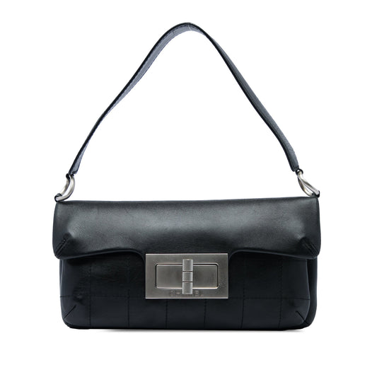 Chanel Calfskin Square Stitched Mademoiselle Shoulder Bag