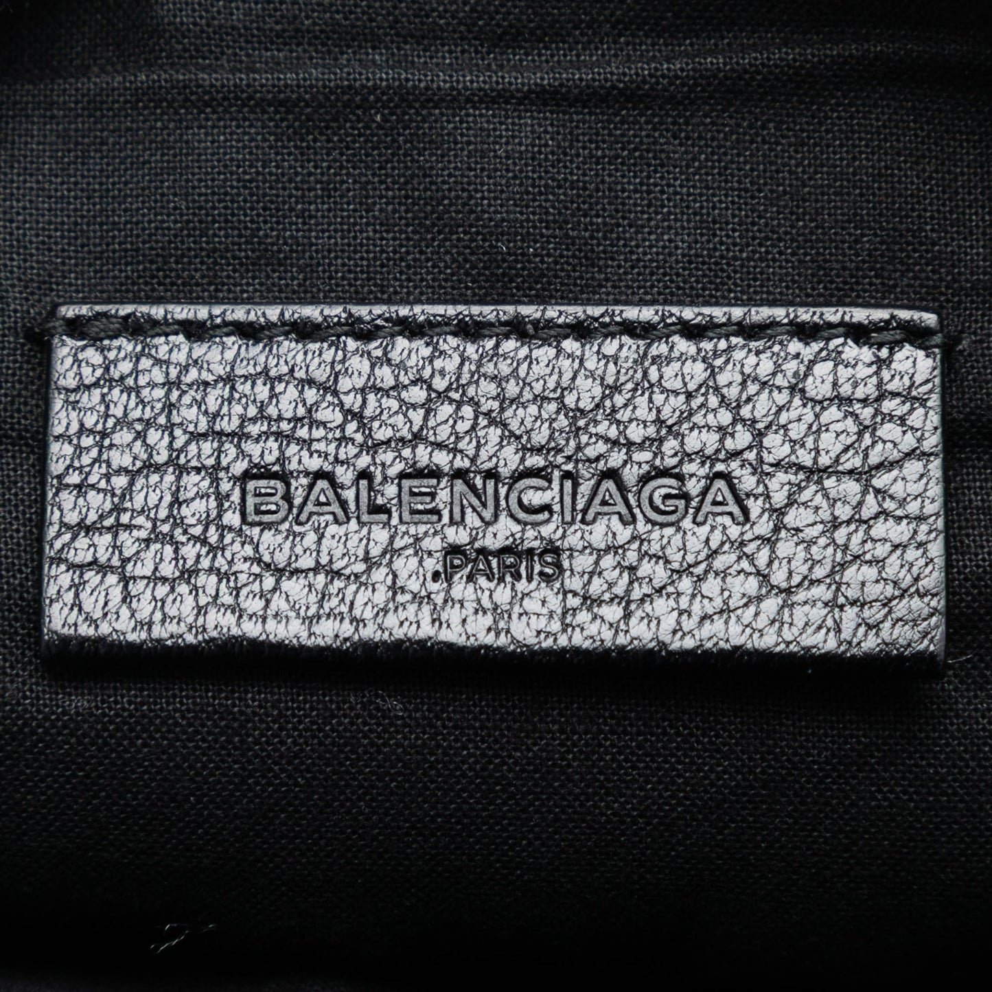 Balenciaga Goatskin Motocross Classic Metallic Edge Clutch