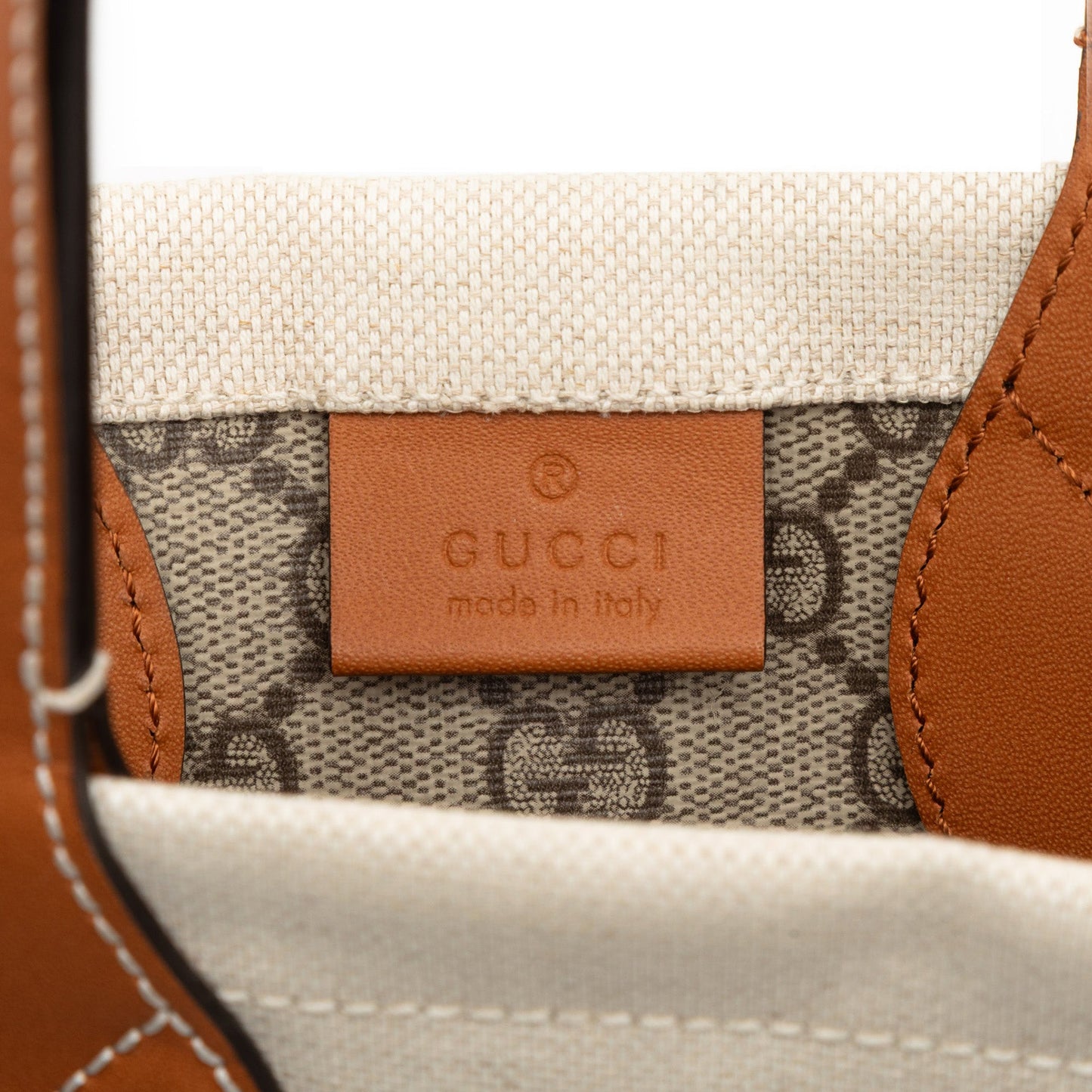 Gucci Medium Canvas Logo Tote