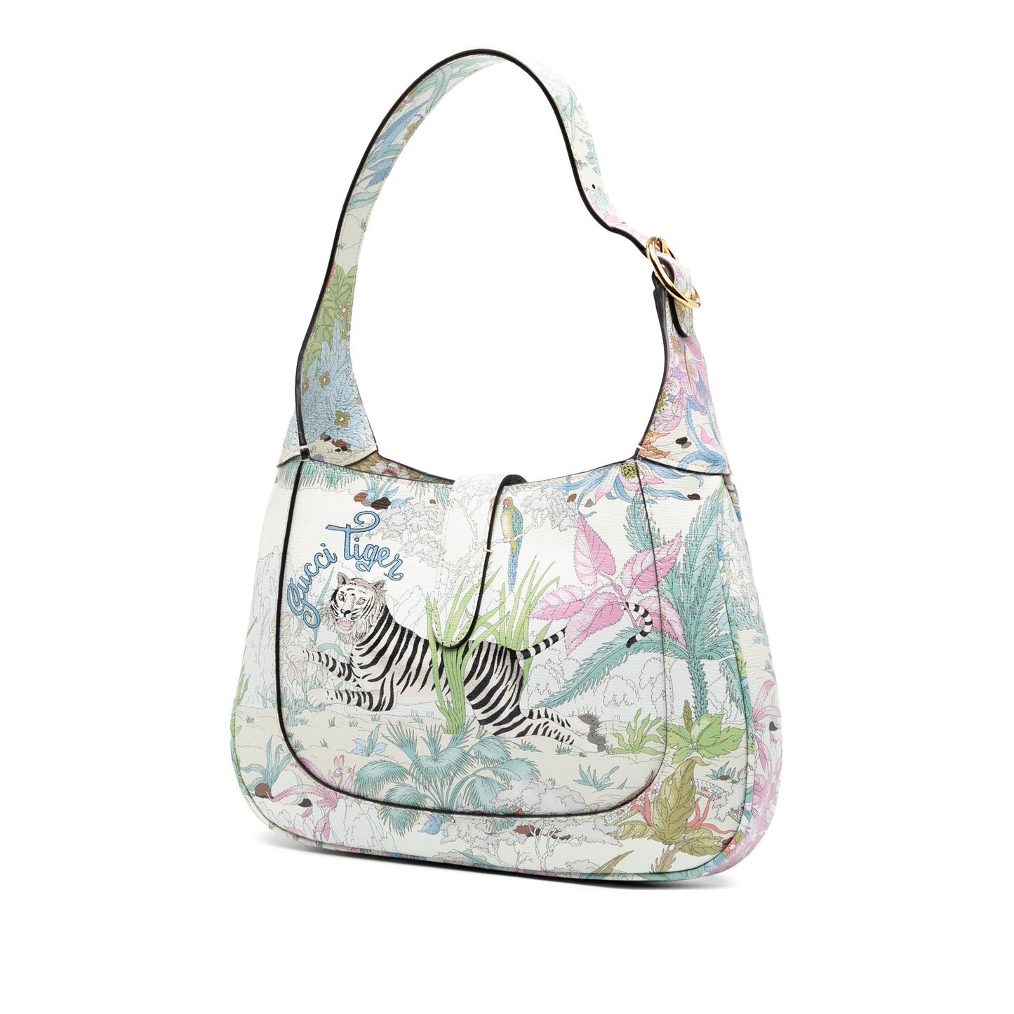Gucci Small Calfskin Tiger Jackie 1961 Crossbody