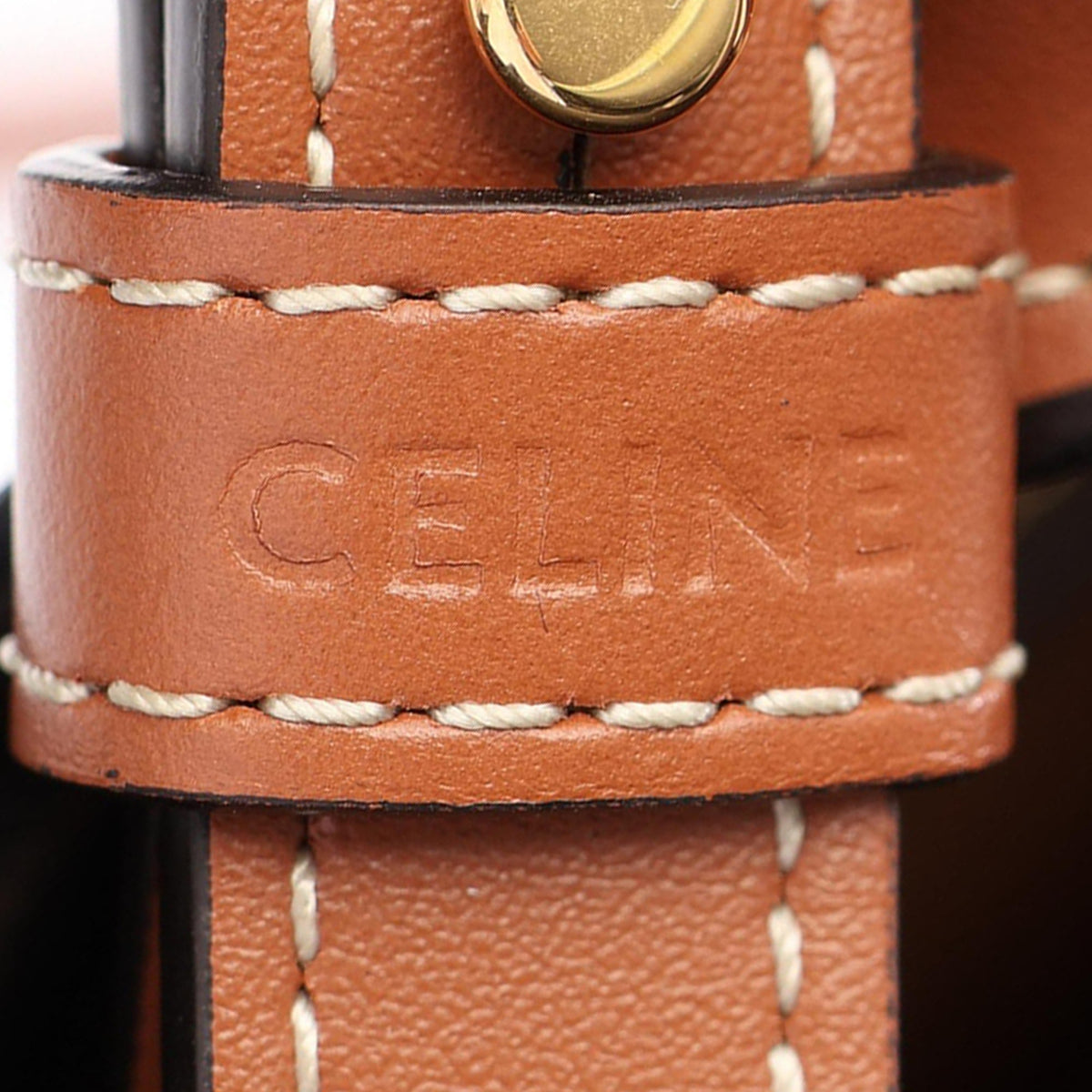 Celine Small Triomphe Coated Canvas Vertical Cabas Tote
