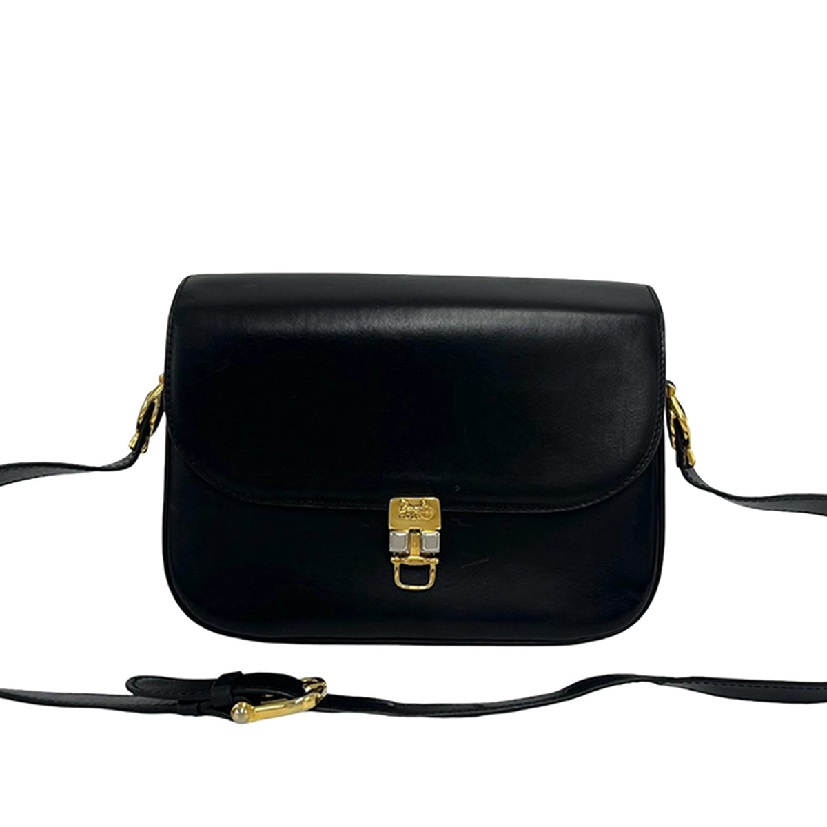 Celine Leather Horse Carriage Crossbody