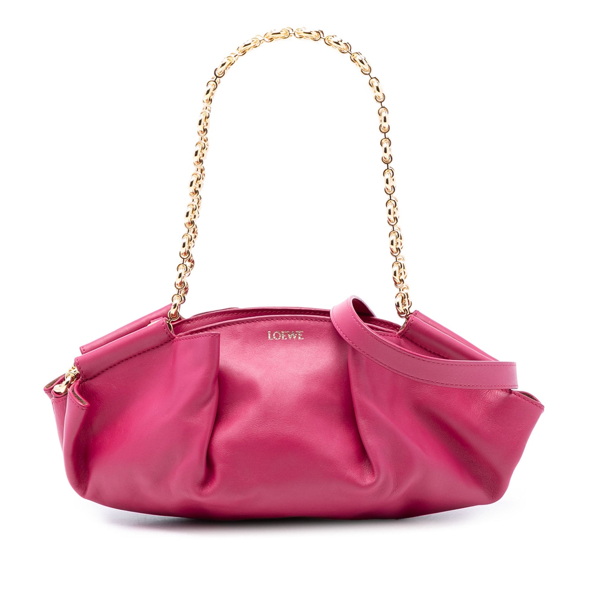 LOEWE Leather Paseo Chain Satchel
