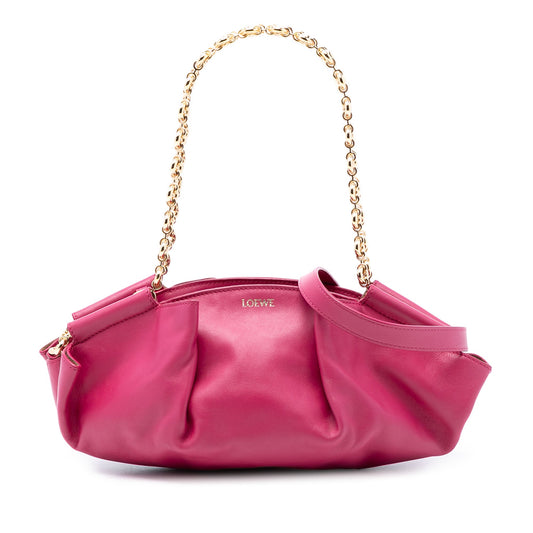 LOEWE Leather Paseo Chain Satchel