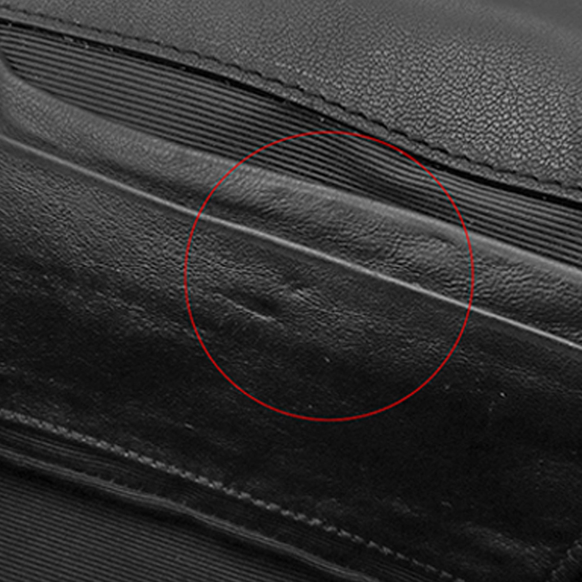 Saint Laurent Baby Sheepskin Chevron Classic Monogram Chain Bag