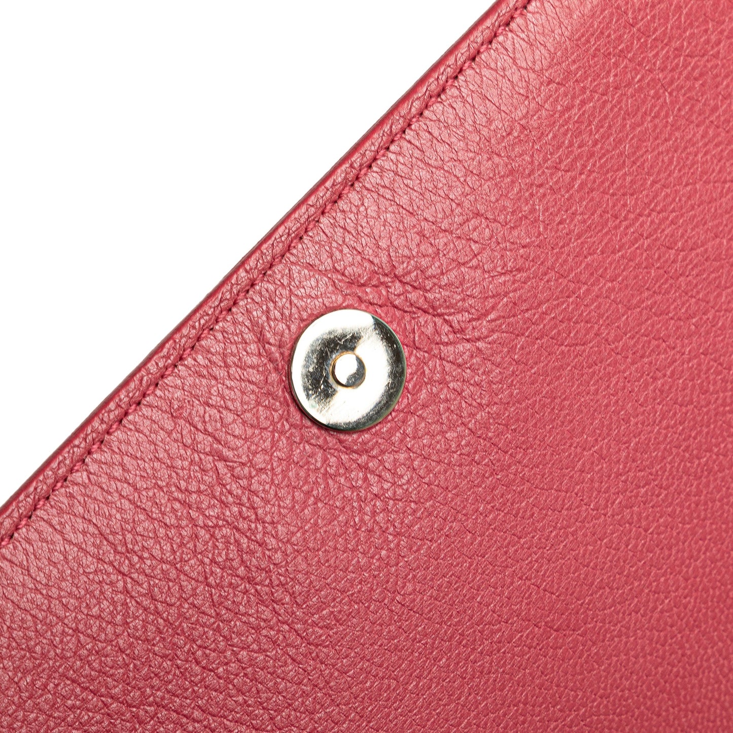 Saint Laurent Large Leather Belle de Jour Clutch