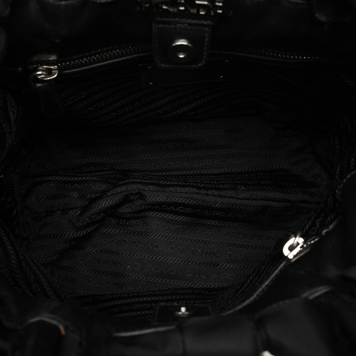 Prada Tessuto Ruffle Tote
