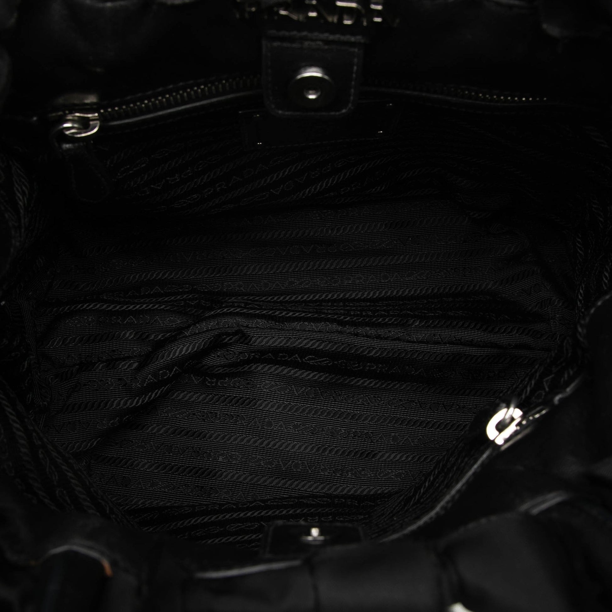 Prada Tessuto Ruffle Tote