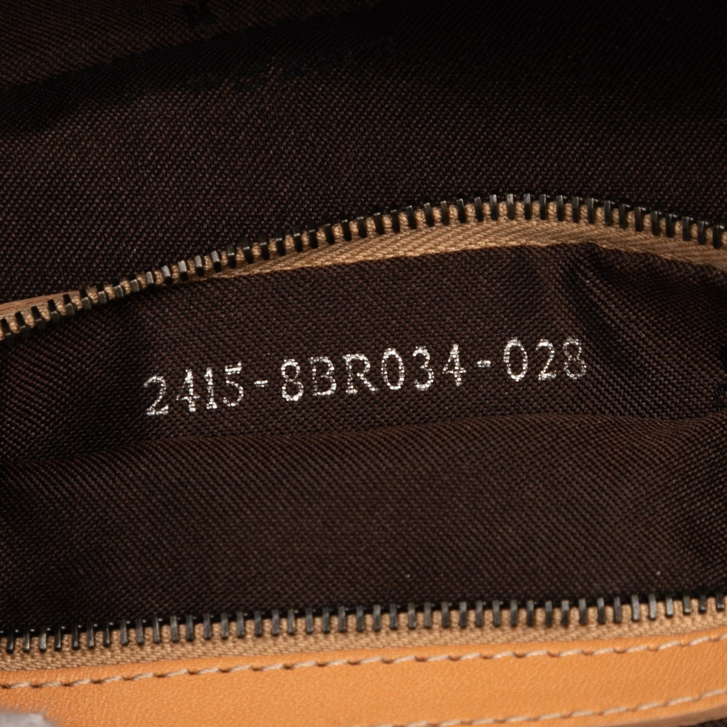 Fendi Zucchino Canvas Shoulder Bag