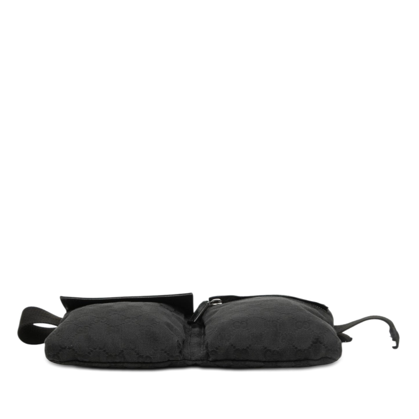 GG Canvas Double Pocket Belt Bag