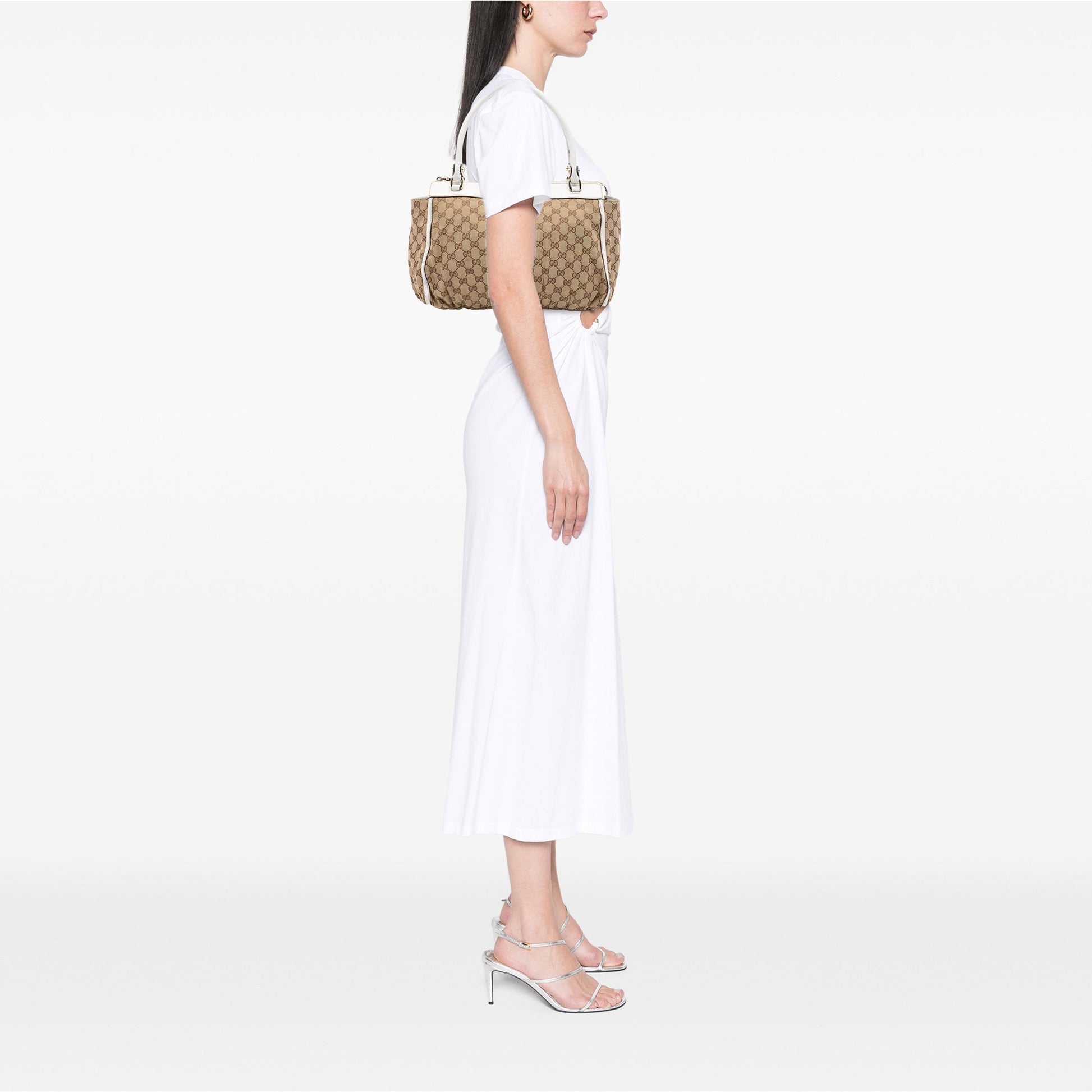 Gucci GG Canvas Abbey D Ring Tote