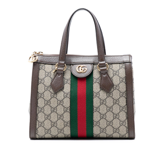 Gucci Small GG Supreme Ophidia Satchel