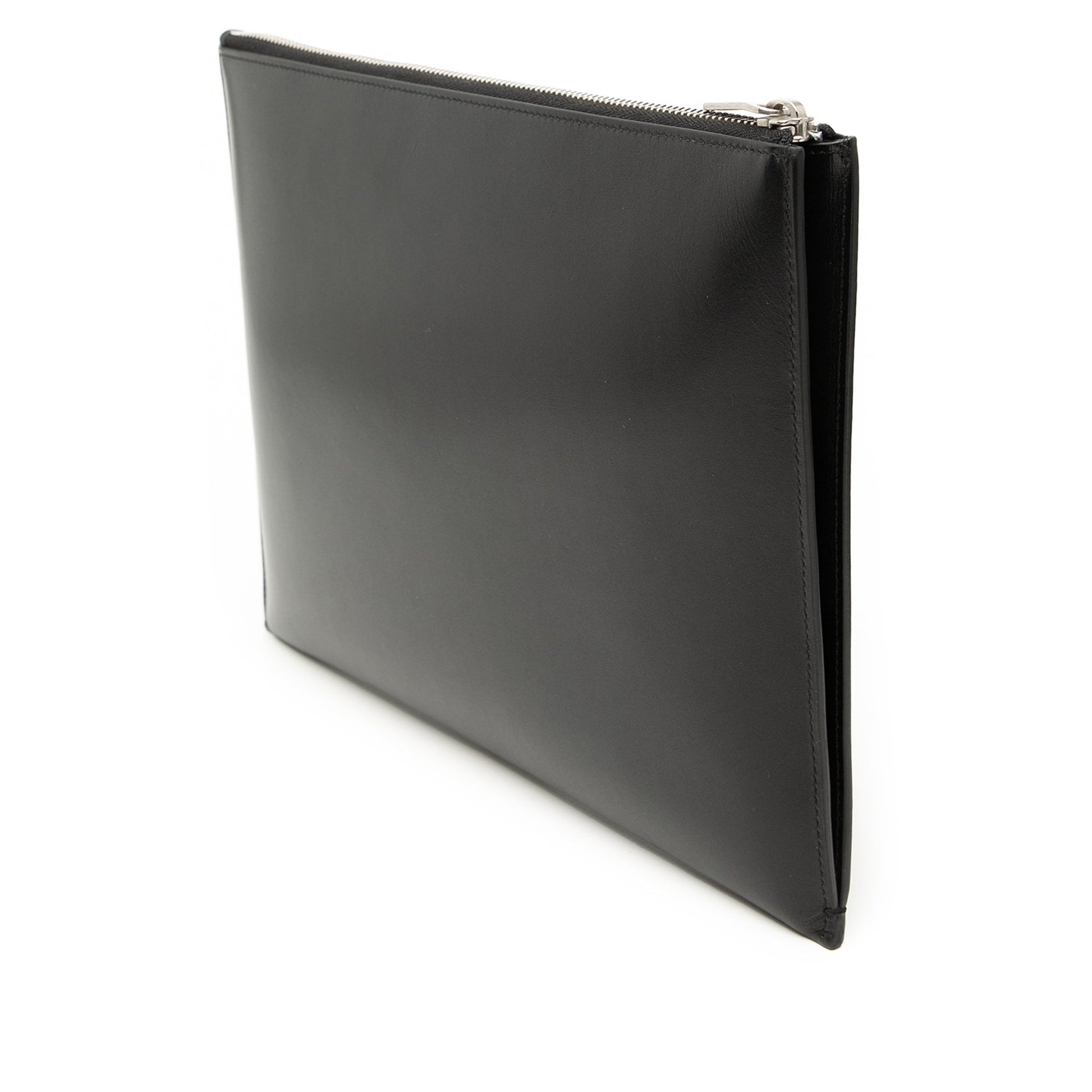 Saint Laurent Leather Monogram Ipad Case