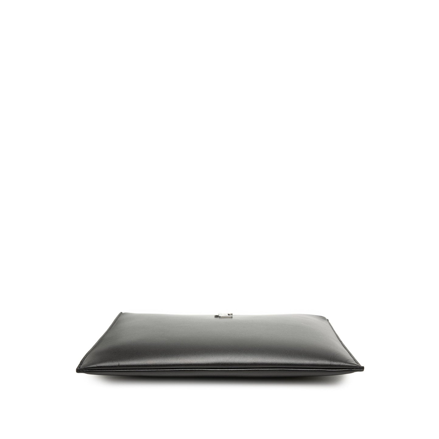 Saint Laurent Leather Monogram Ipad Case