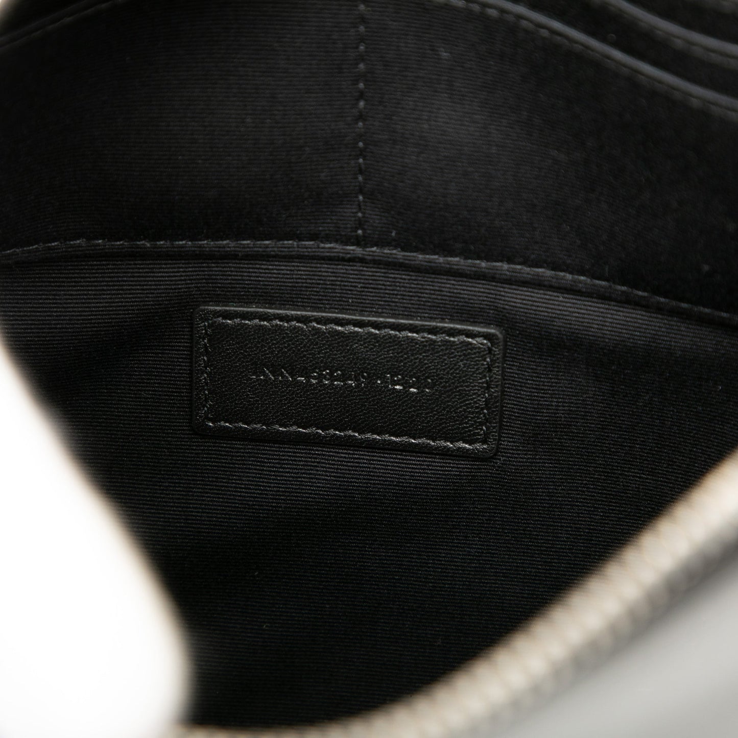 Saint Laurent Leather Monogram Ipad Case