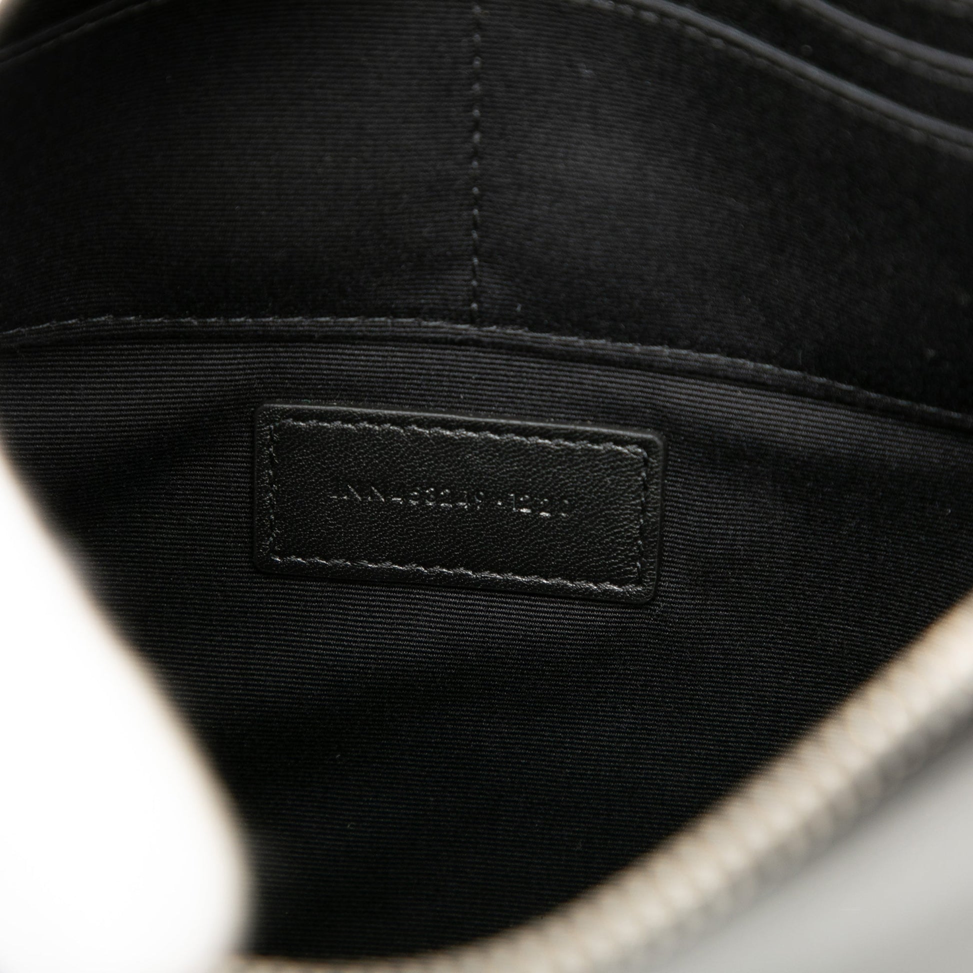 Saint Laurent Leather Monogram Ipad Case