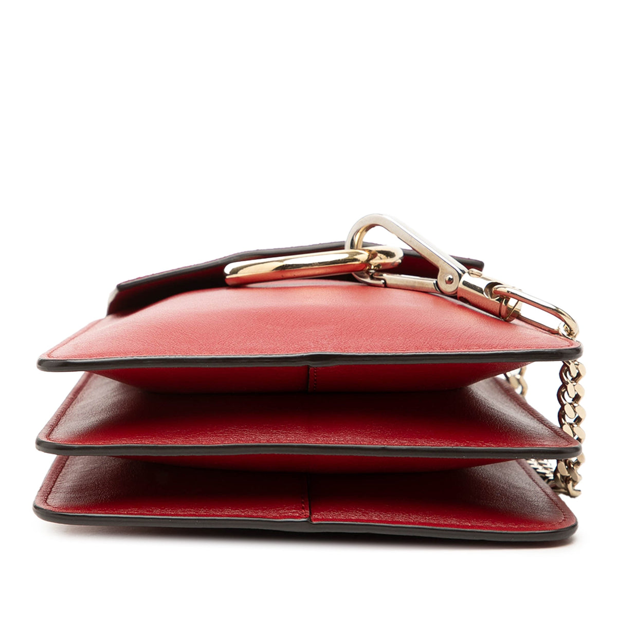 Chloé Mini Calfskin and Suede Faye Bracelet Bag