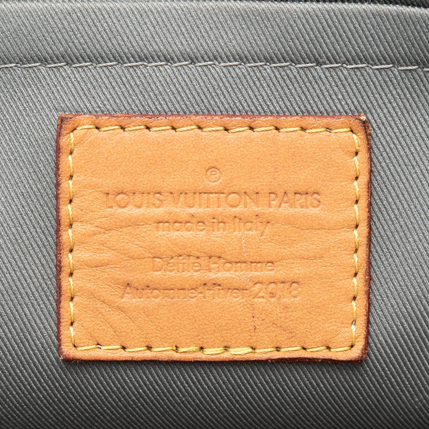 Louis Vuitton Monogram Titanium Pochette Cosmos