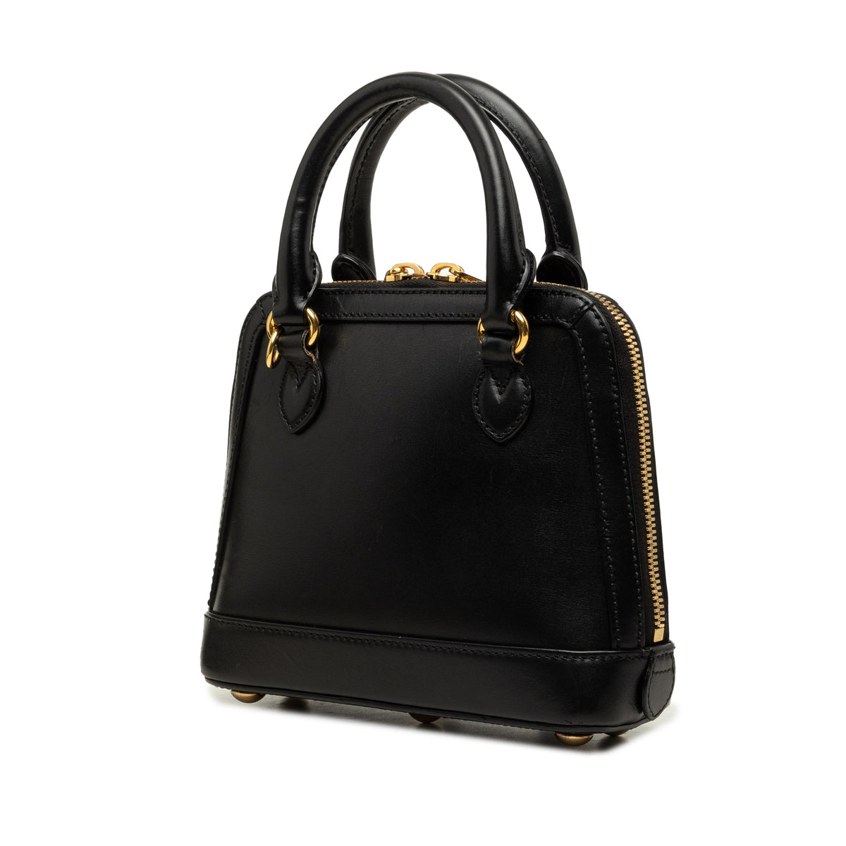 Gucci Small Calfskin Horsebit 1955 Satchel — Black