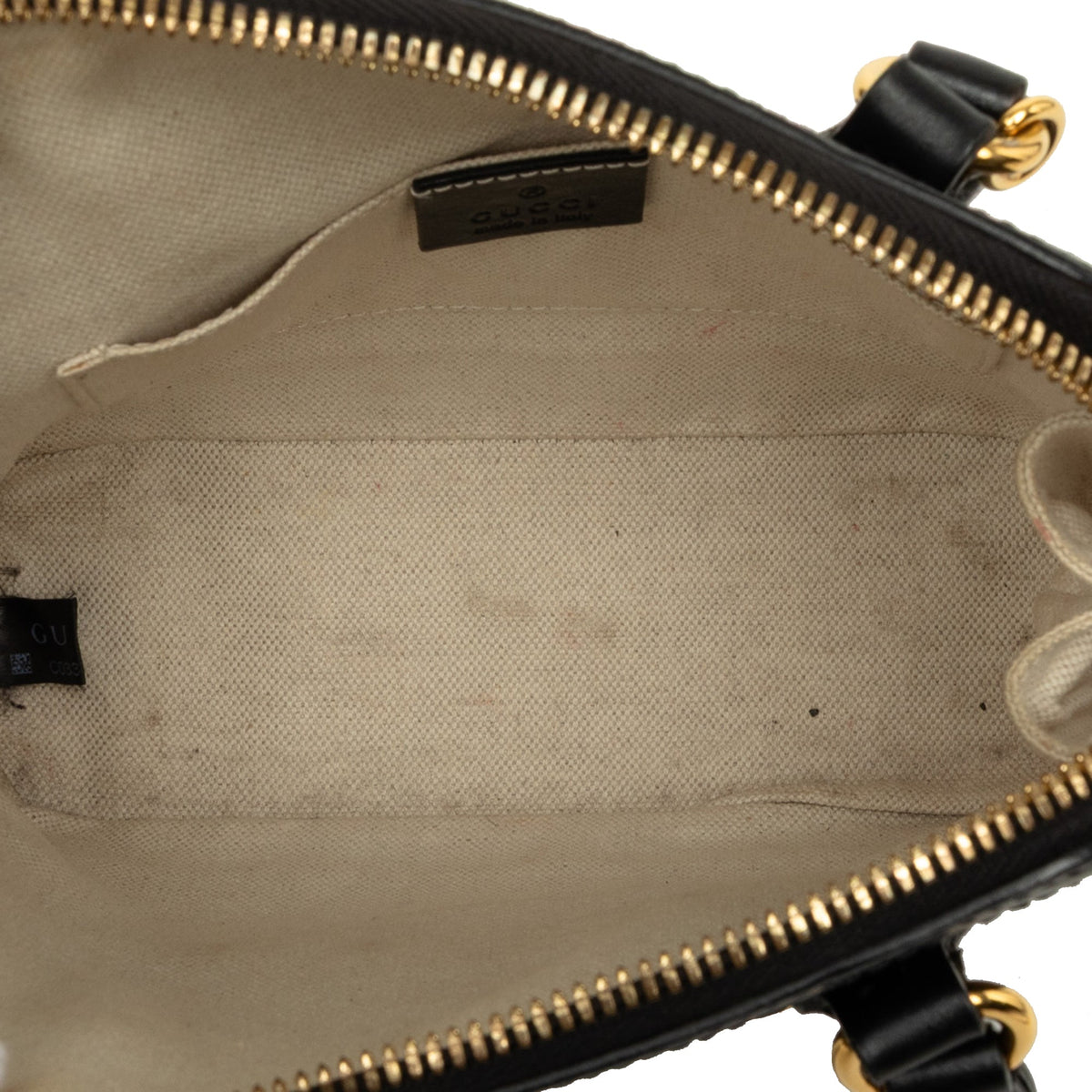 Gucci Small Calfskin Horsebit 1955 Satchel — Black