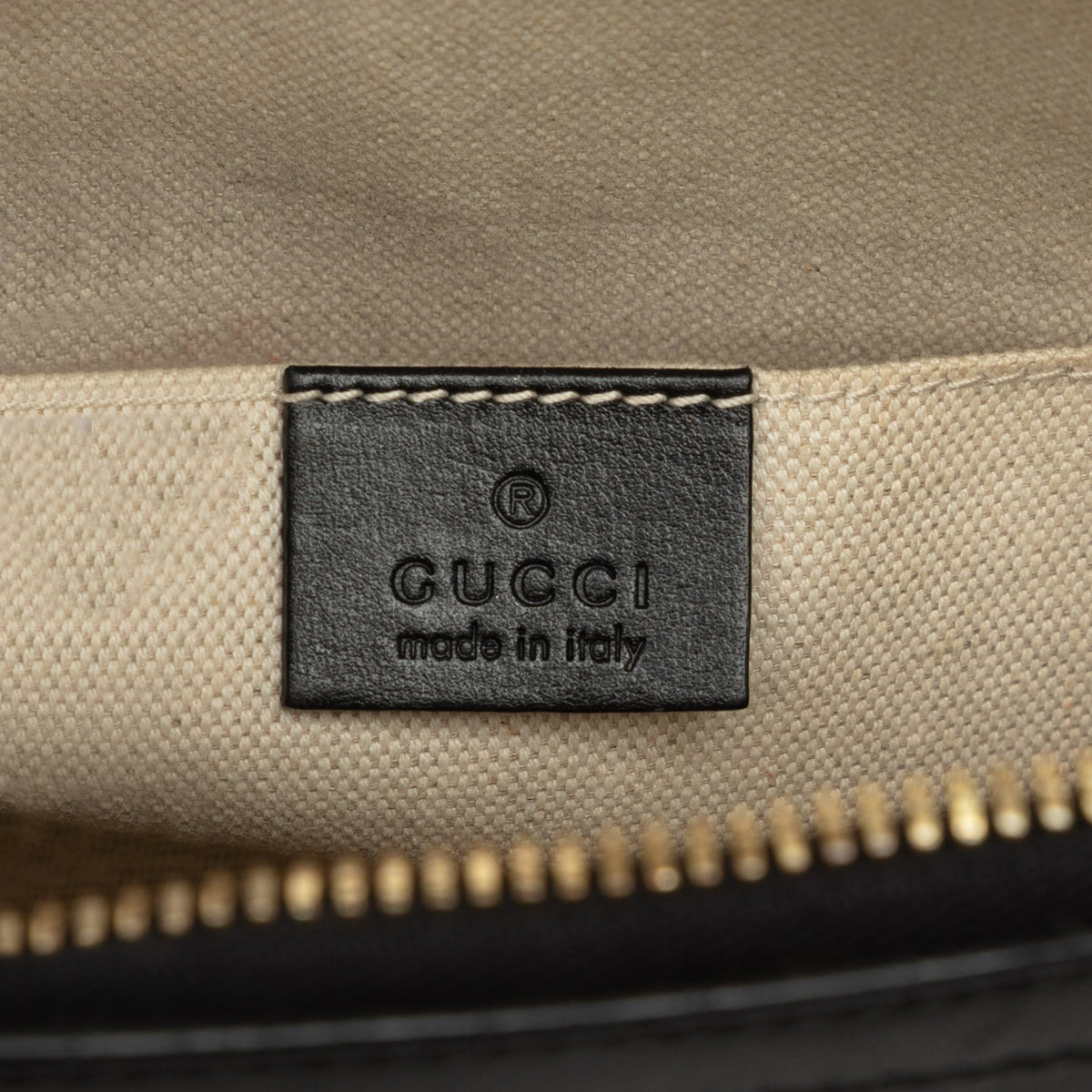 Gucci Small Calfskin Horsebit 1955 Satchel — Black