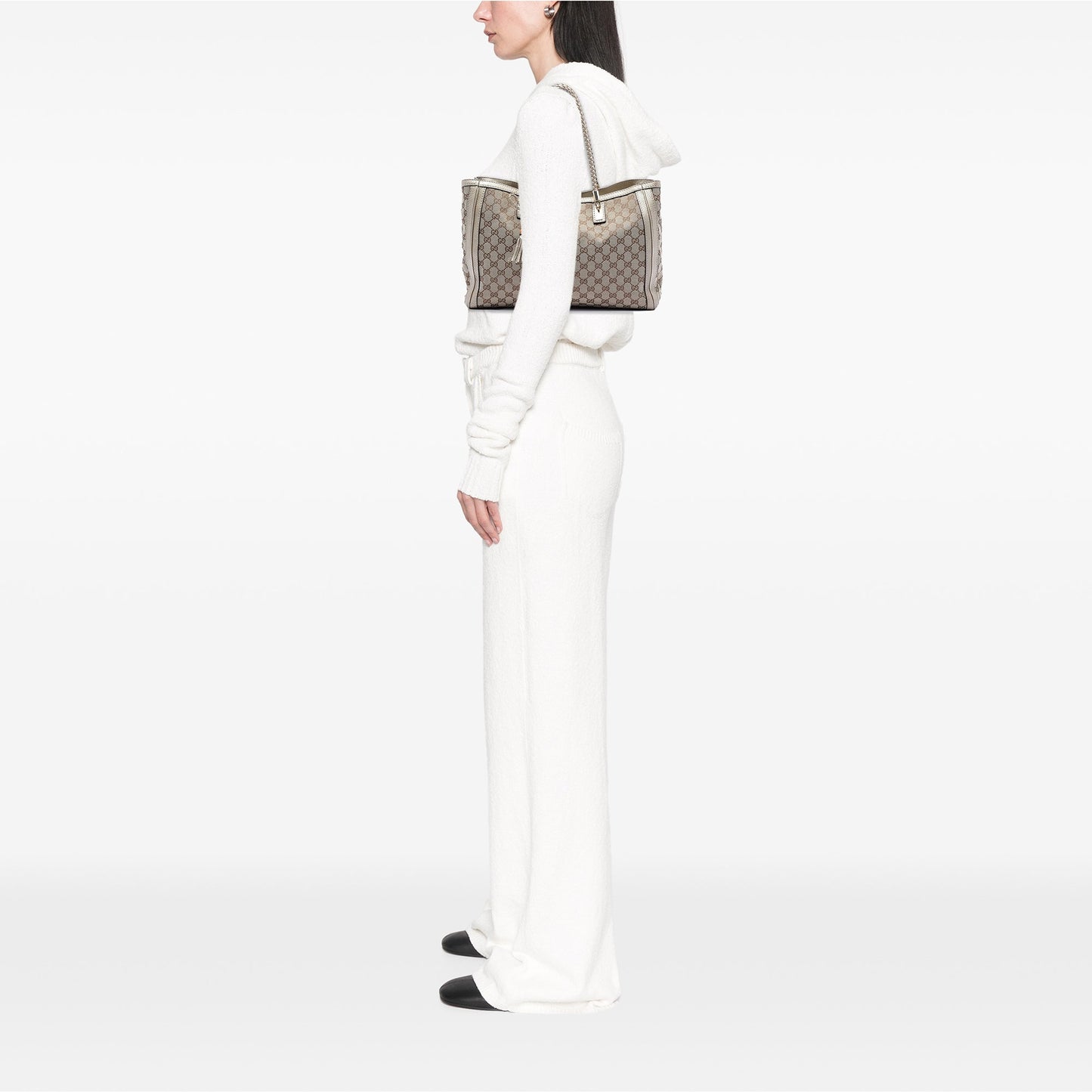 Gucci Medium GG Canvas Bella Tote