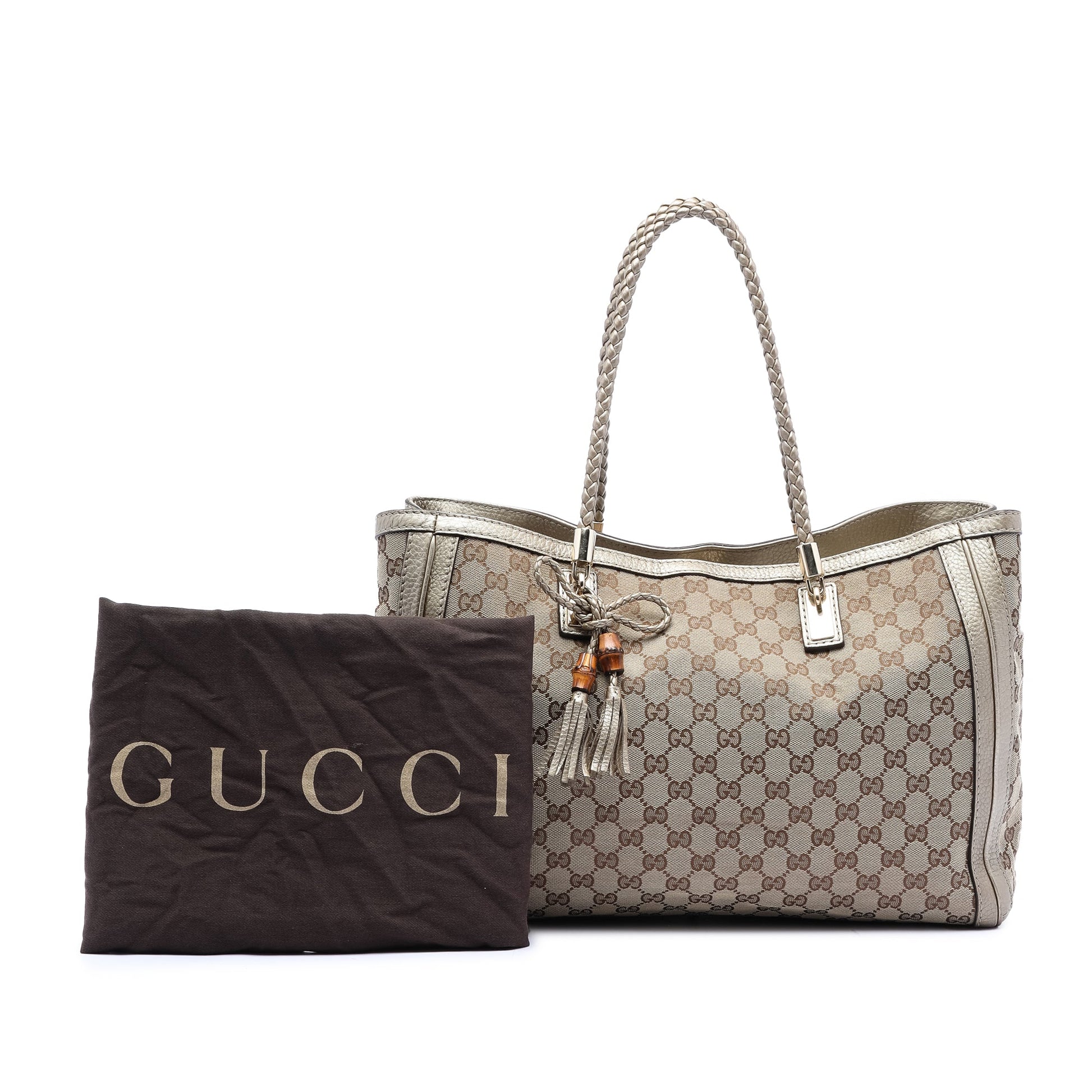 Gucci Medium GG Canvas Bella Tote