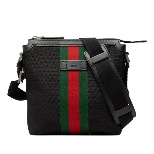 Gucci Techno Canvas Web Messenger Bag