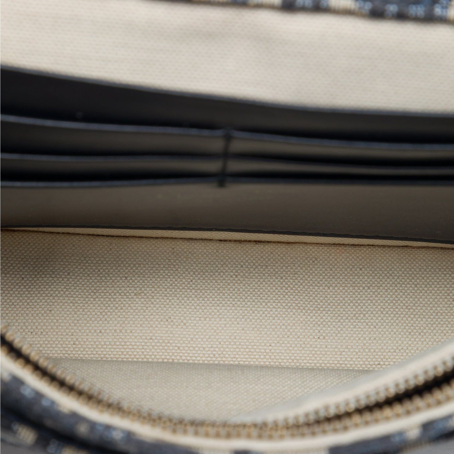 Dior Oblique Canvas Saddle Pouch Wallet on Chain