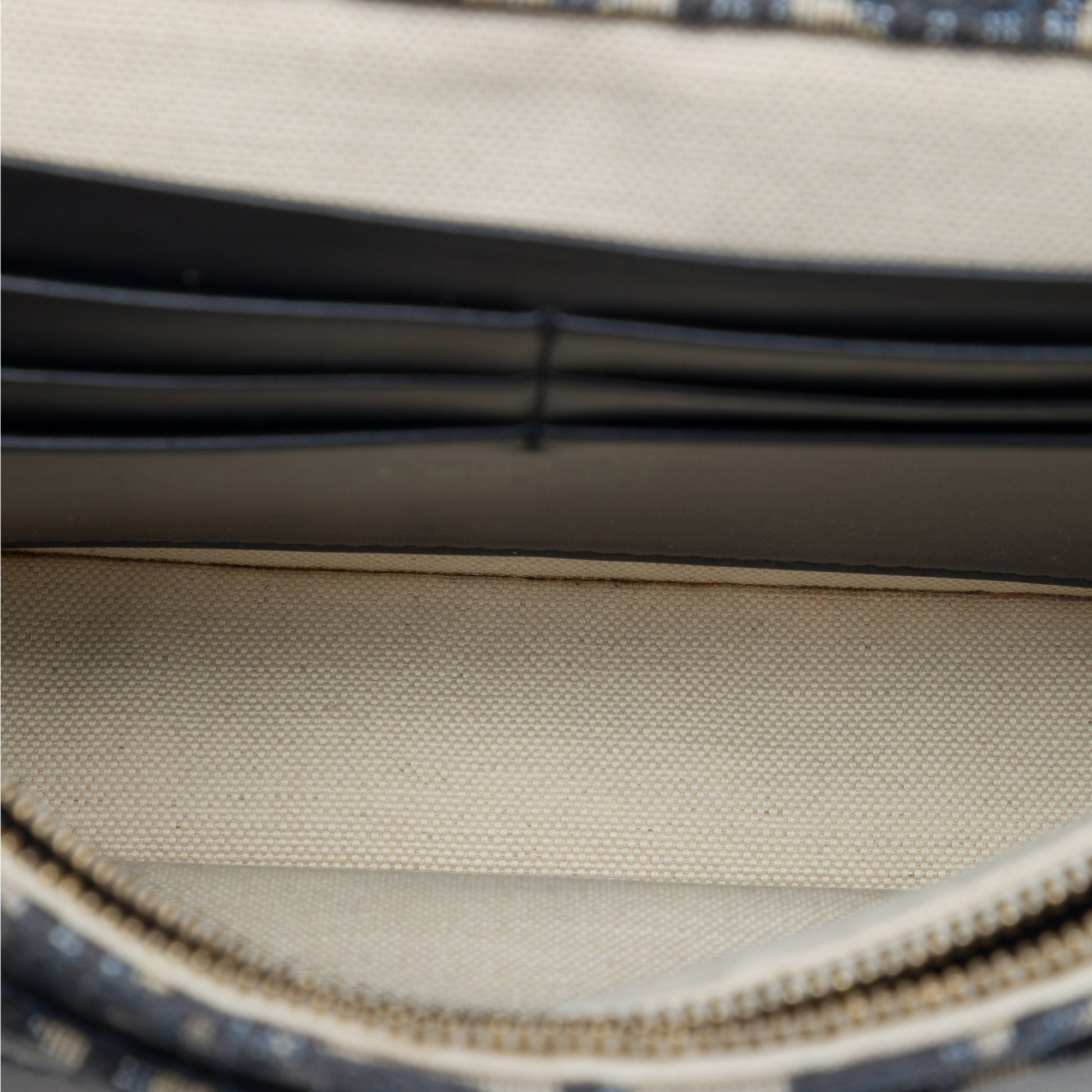 Dior Oblique Canvas Saddle Pouch Wallet on Chain