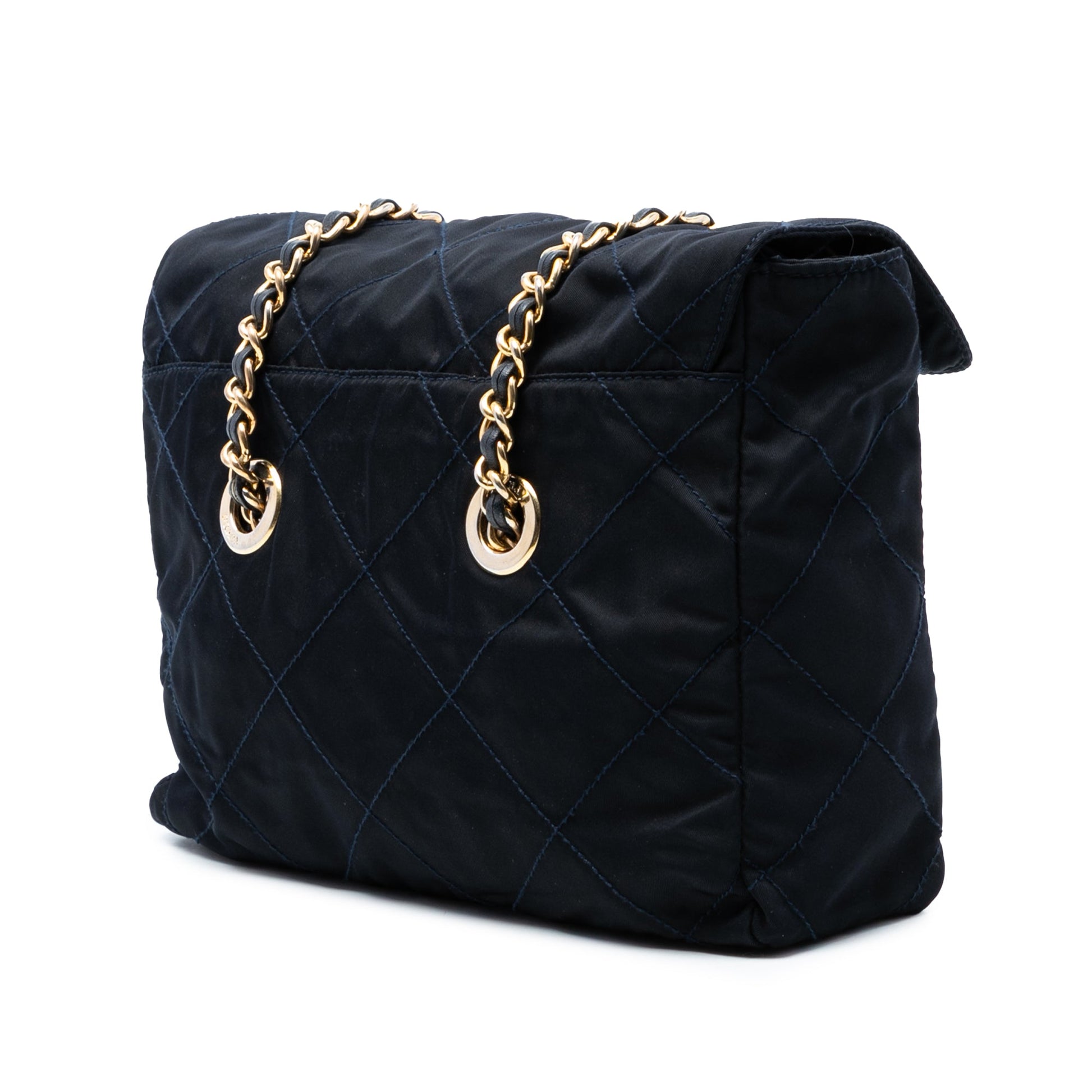 Impuntu Tessuto Chain Shoulder Bag