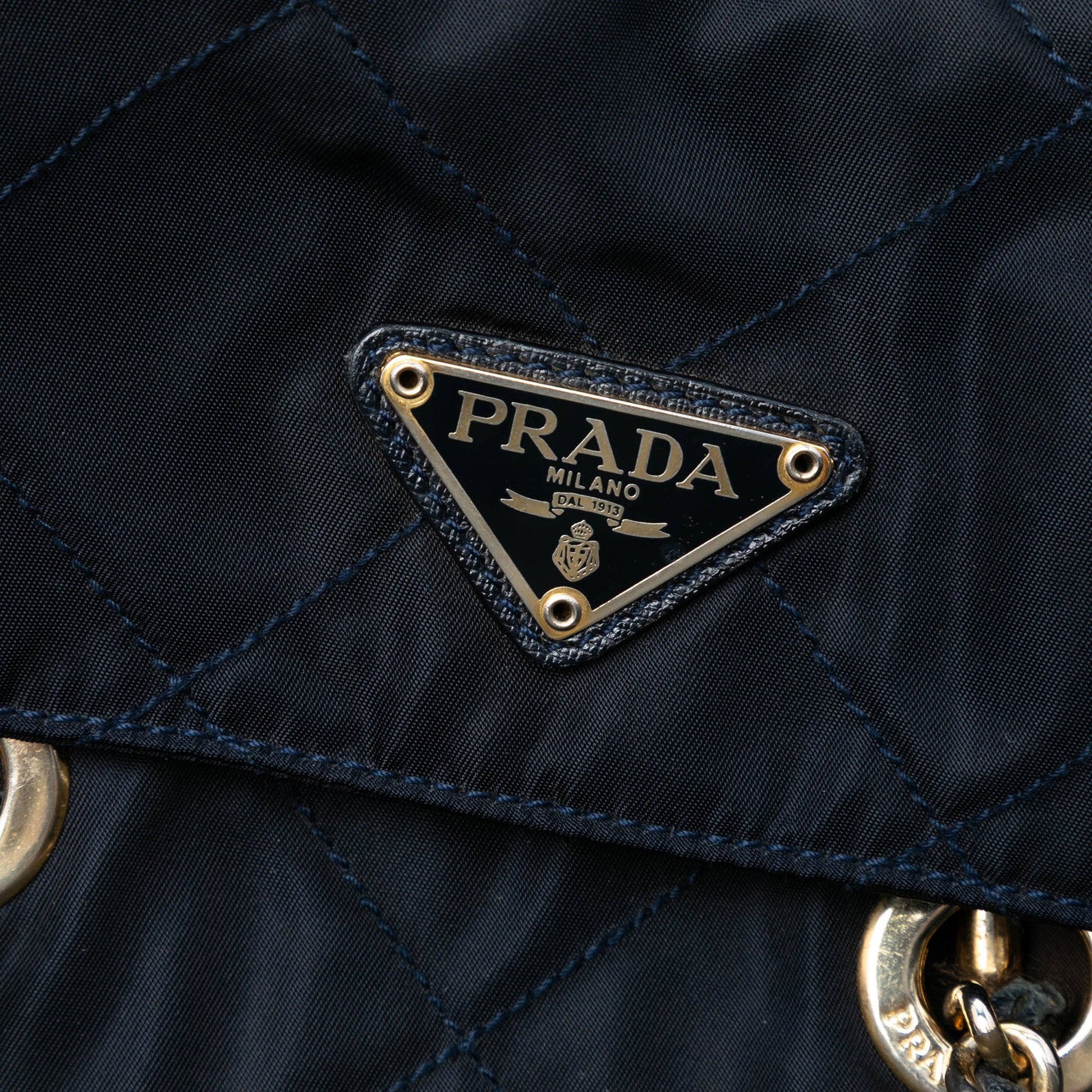 Impuntu Tessuto Chain Shoulder Bag