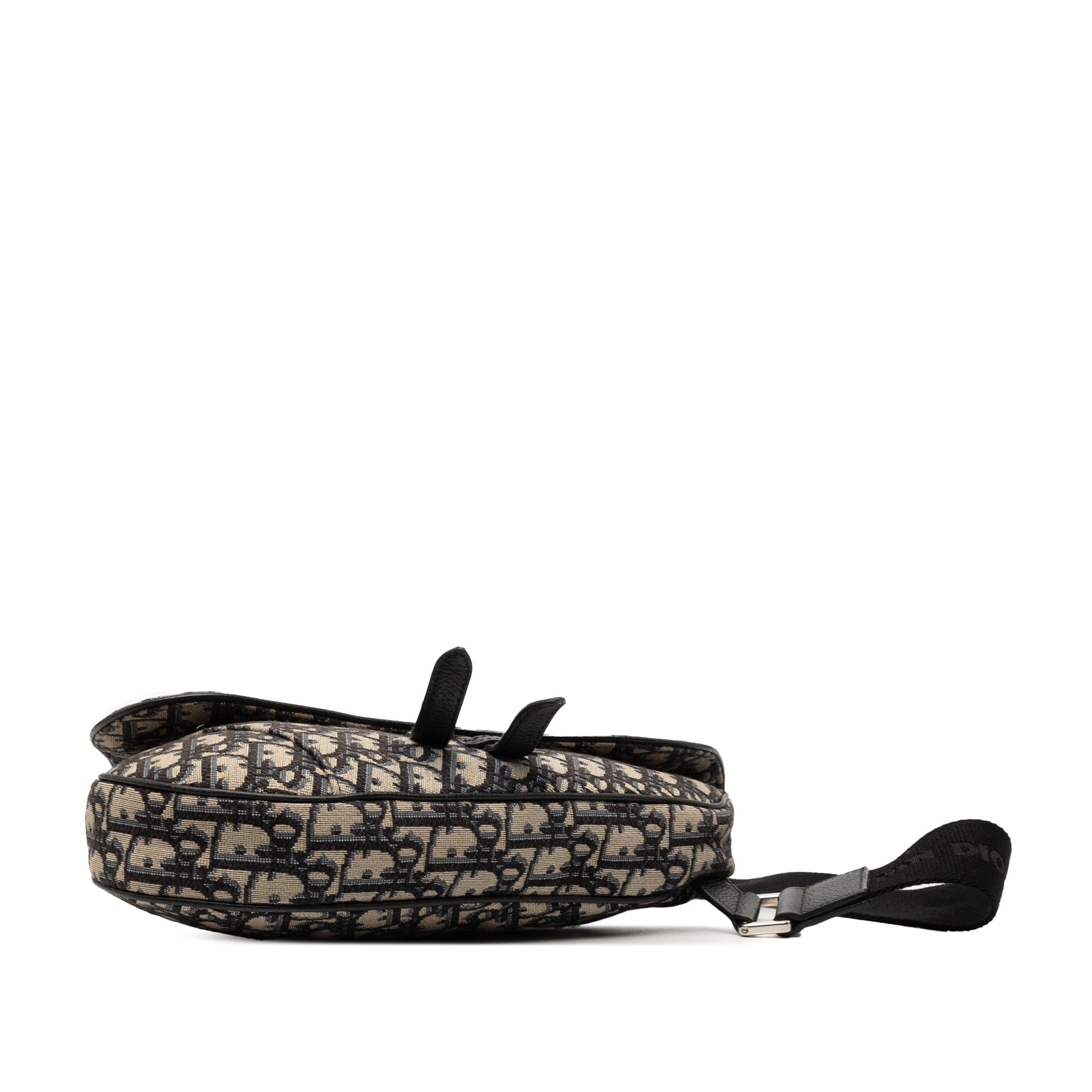 Dior Oblique Canvas Saddle Crossbody