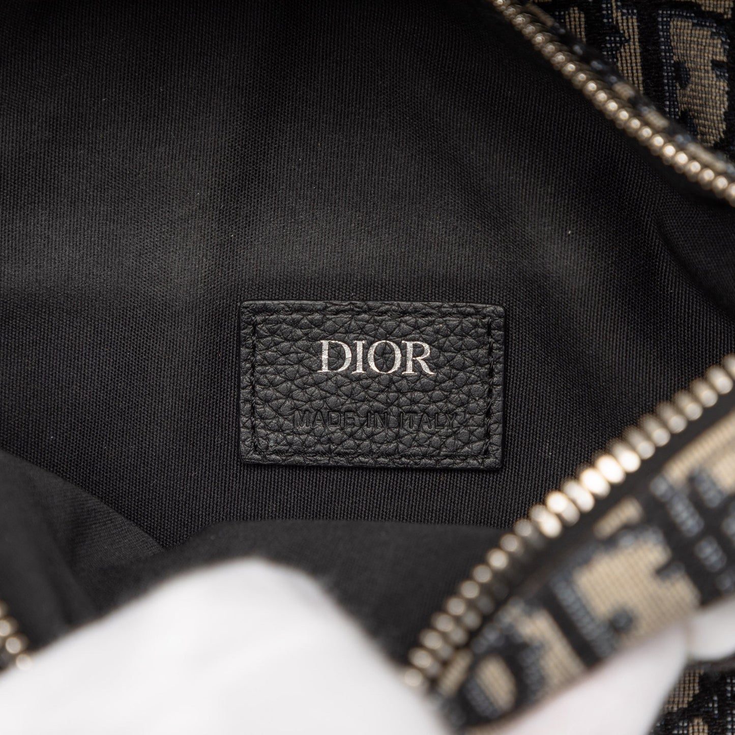 Dior Oblique Canvas Saddle Crossbody