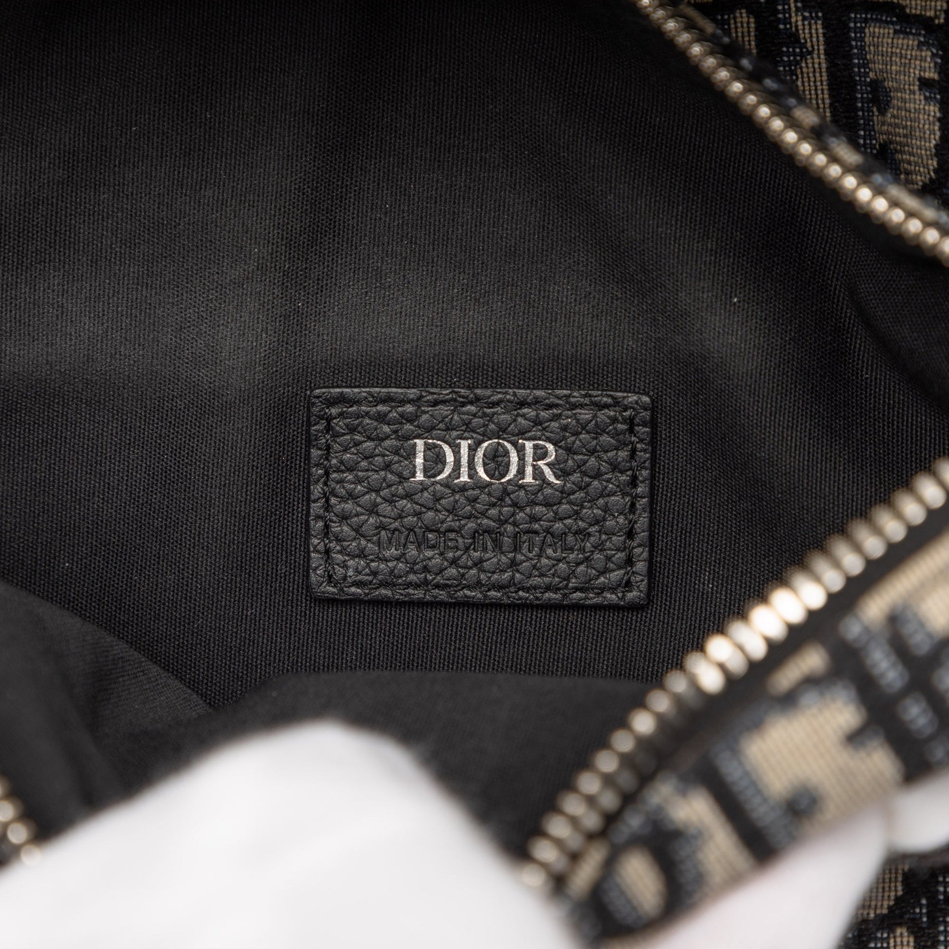 Dior Oblique Canvas Saddle Crossbody