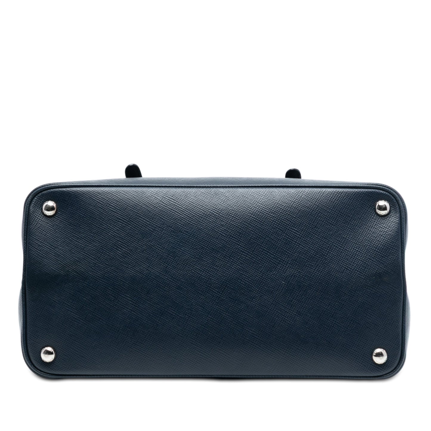 Prada Saffiano Cuir Double Turnlock Satchel