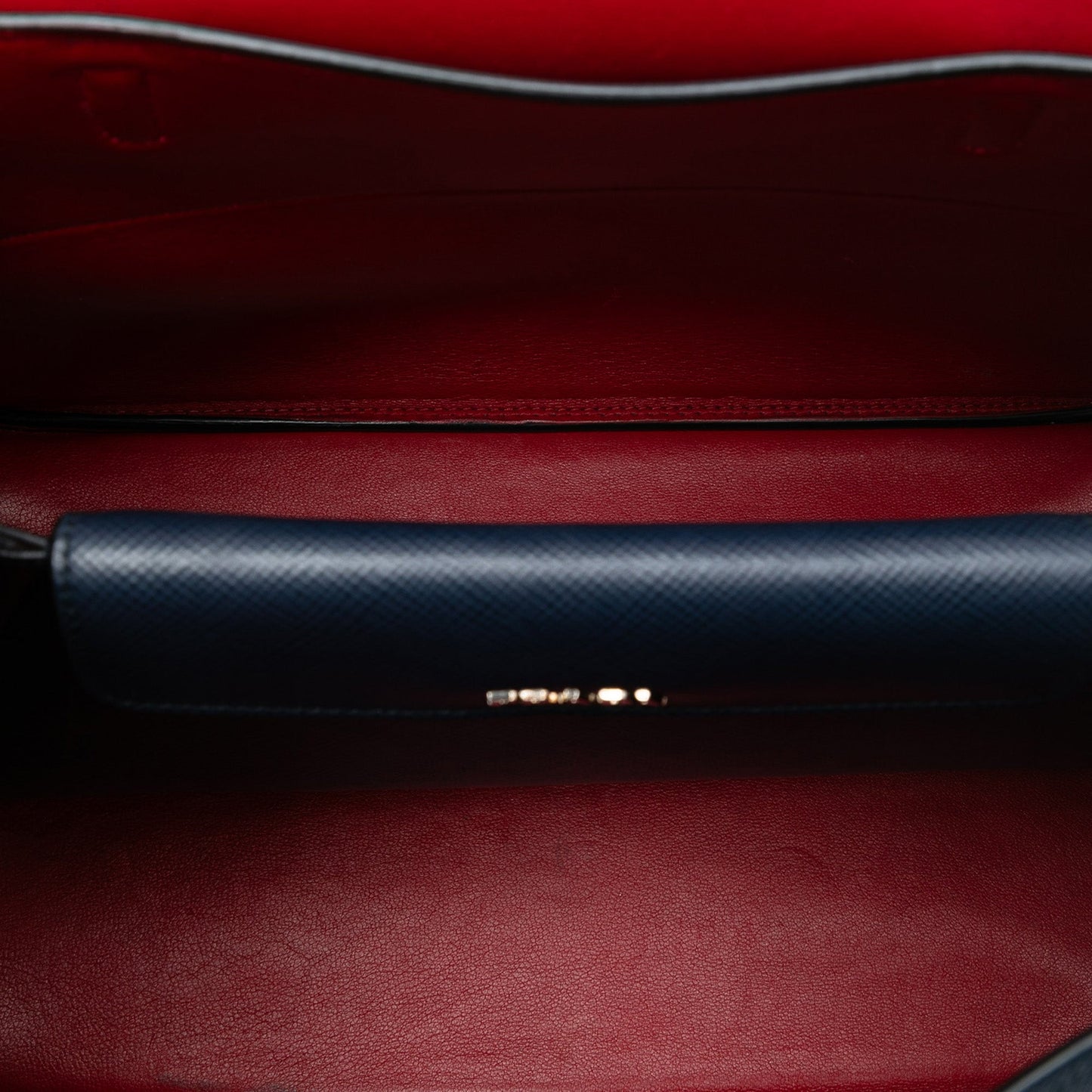 Prada Saffiano Cuir Double Turnlock Satchel