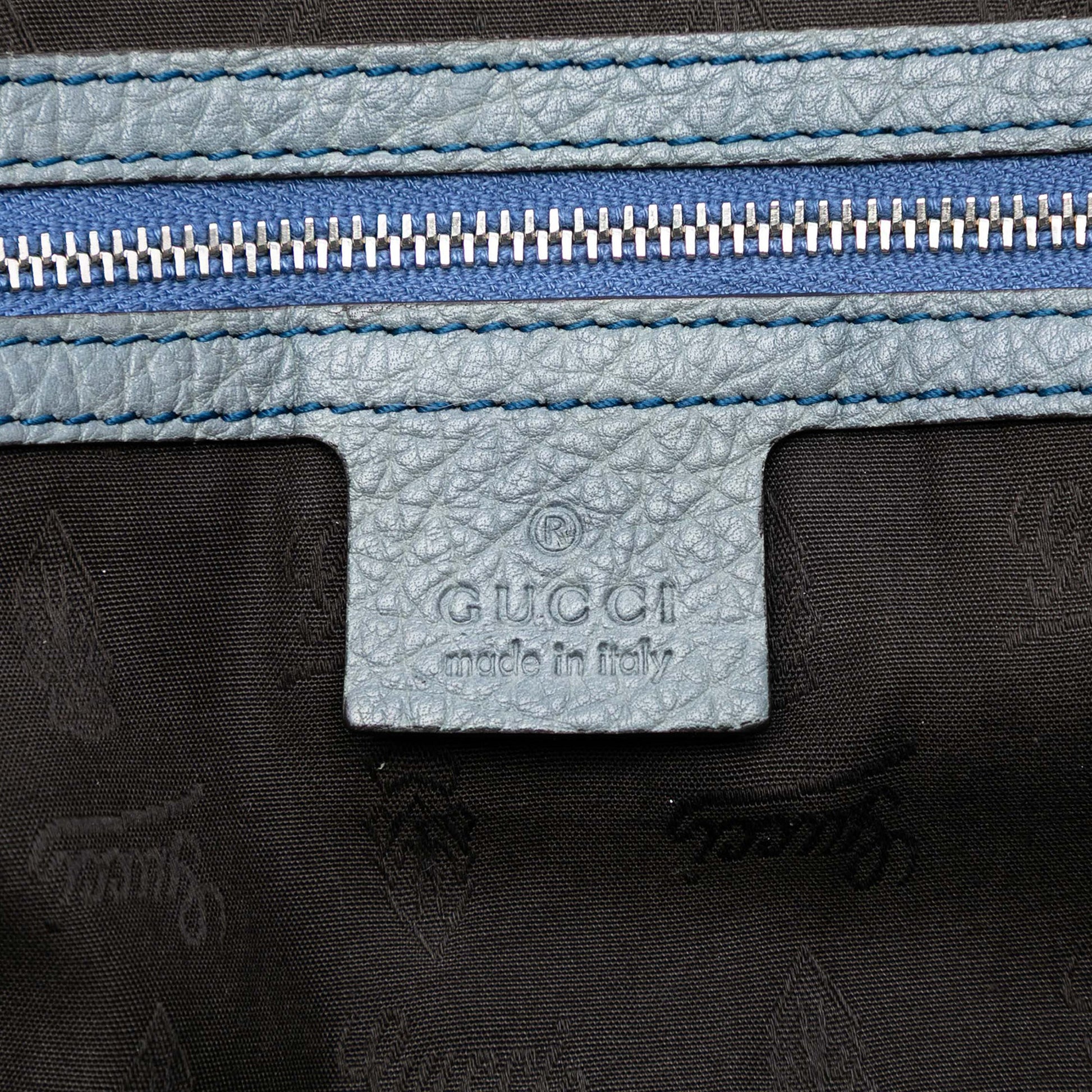 Gucci Medium GG Canvas Bamboo Libeccio Tote
